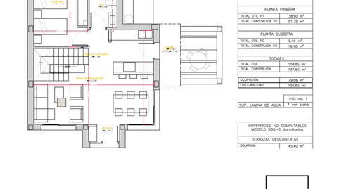 Foto 4 de Casa o xalet en venda a Playa Honda - Playa Paraíso, Cartagena