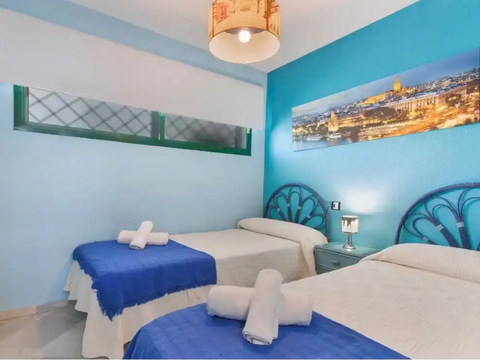 Bedroom of Flat for sale in El Portil  with Air Conditioner and Swimming Pool