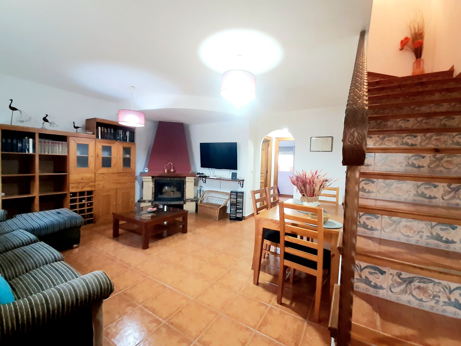 Sala de estar de Casa adosada en venta en Villanueva del Río Segura con Aire acondicionado, Calefacción y Jardín privado