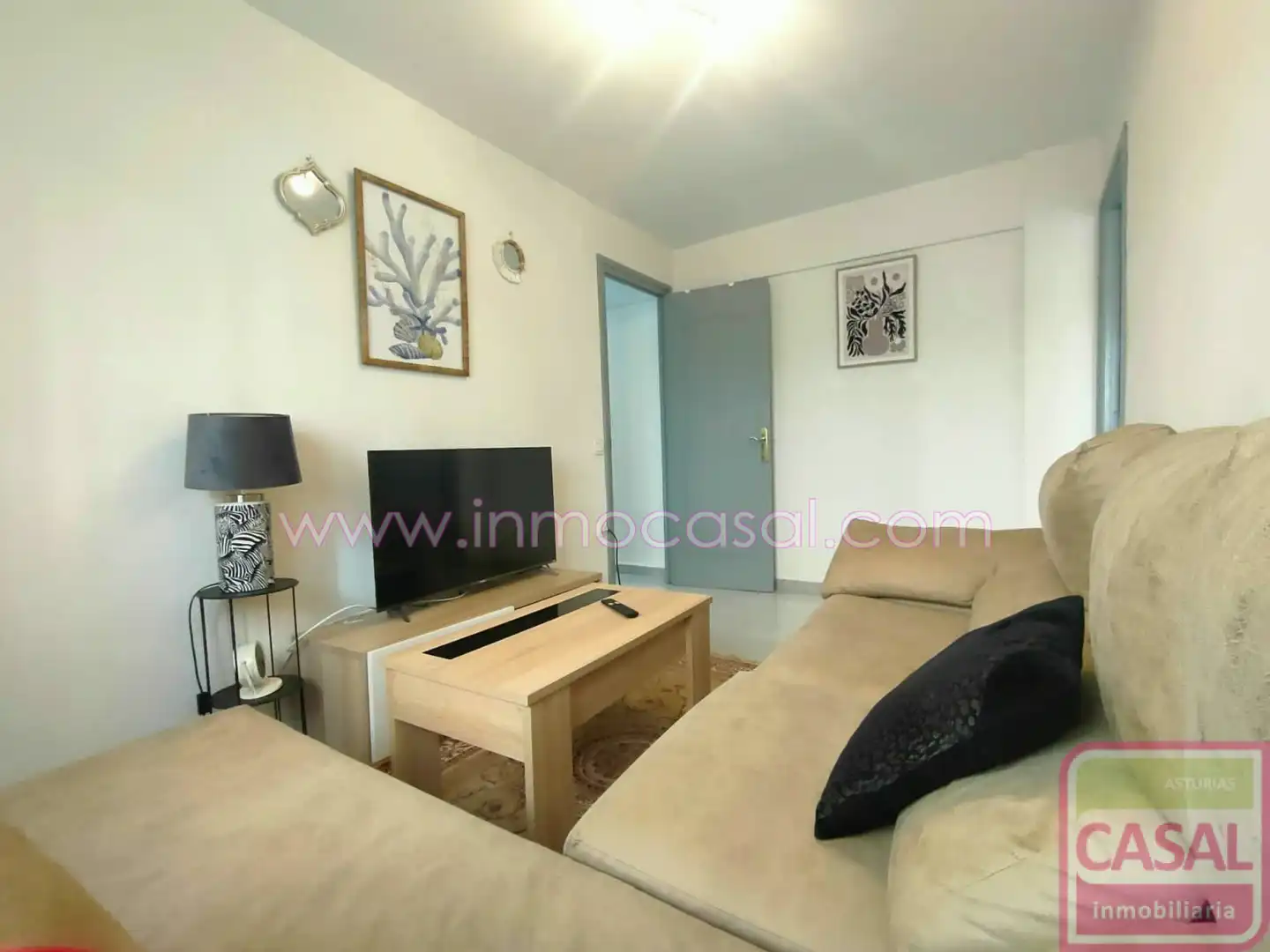 Sala de estar de Piso en venta en Avilés