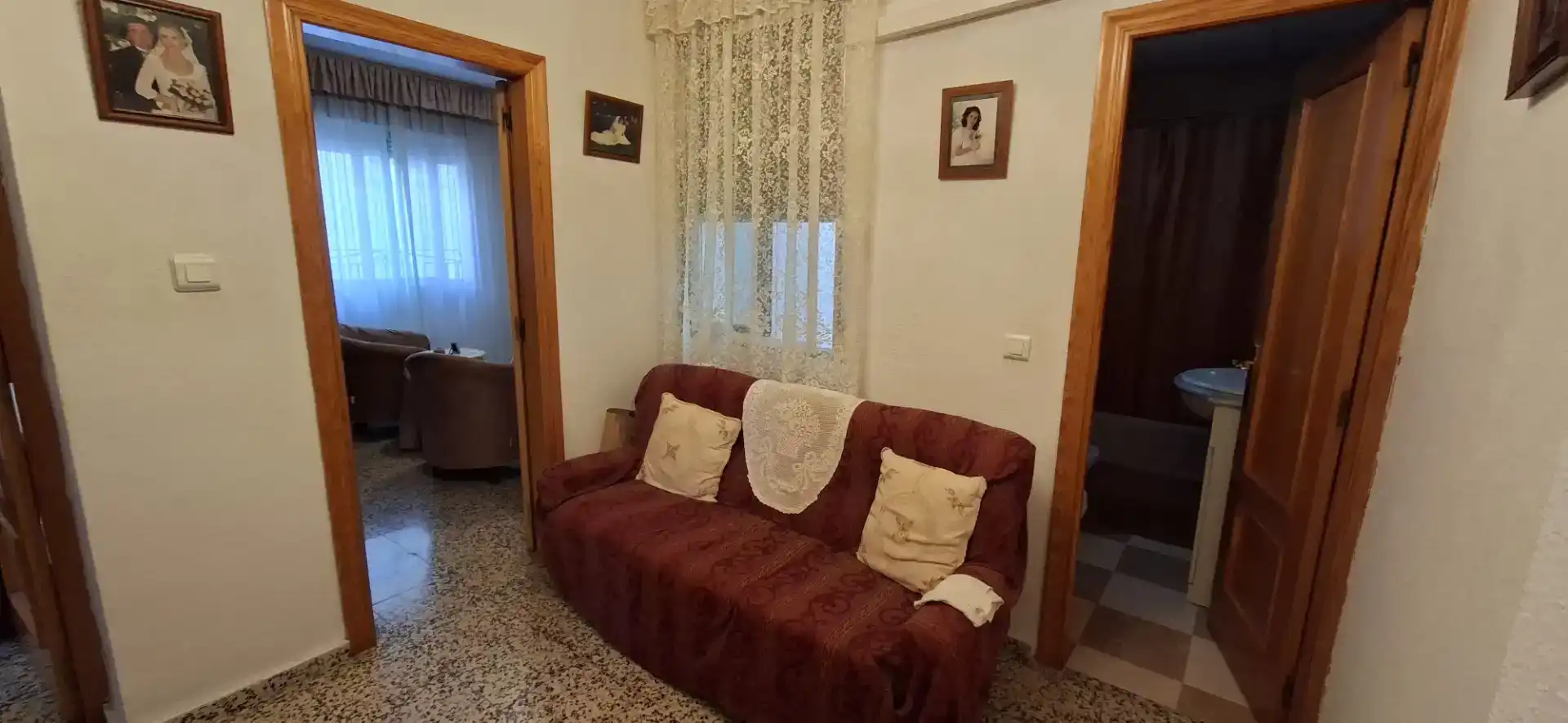 Sala d'estar de Casa adosada en venda en Gandia