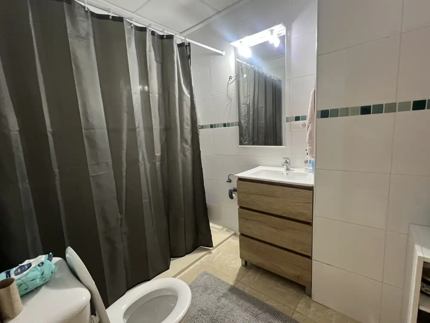 Bathroom of Duplexes for sale in Castellón de la Plana / Castelló de la Plana  with Air Conditioner and Terrace