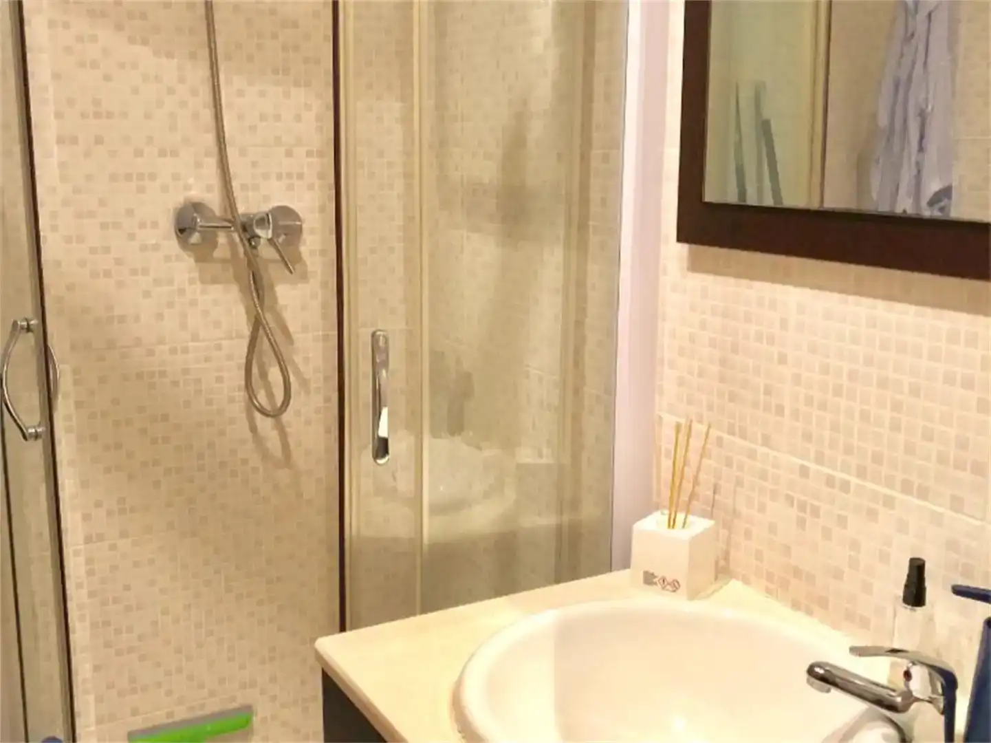 Badezimmer von Dachboden zur Miete in Oropesa del Mar / Orpesa mit Klimaanlage und Schwimmbad