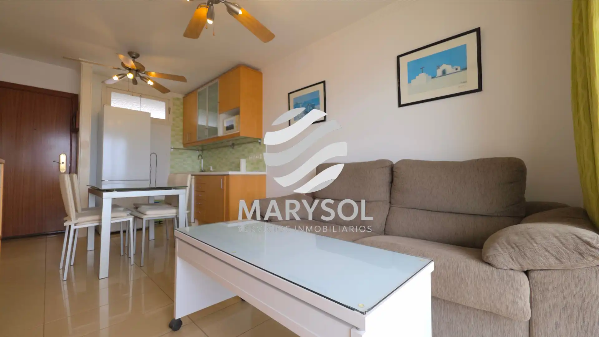 Terraza de Apartamento de alquiler en San Bartolomé de Tirajana con Terraza, Amueblado y Horno