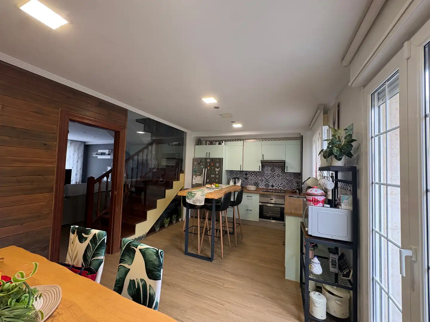 Küche von Einfamilien-Reihenhaus zum Verkauf in Carreño mit Heizung, Parkett und Terrasse