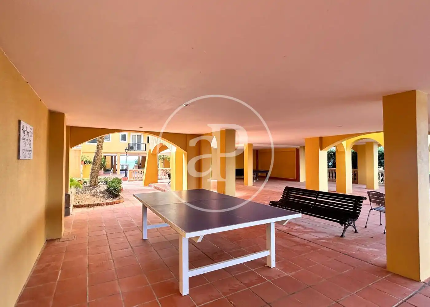 Terrasse von Dachboden zur Miete in Calvià mit Klimaanlage, Heizung und Privatgarten
