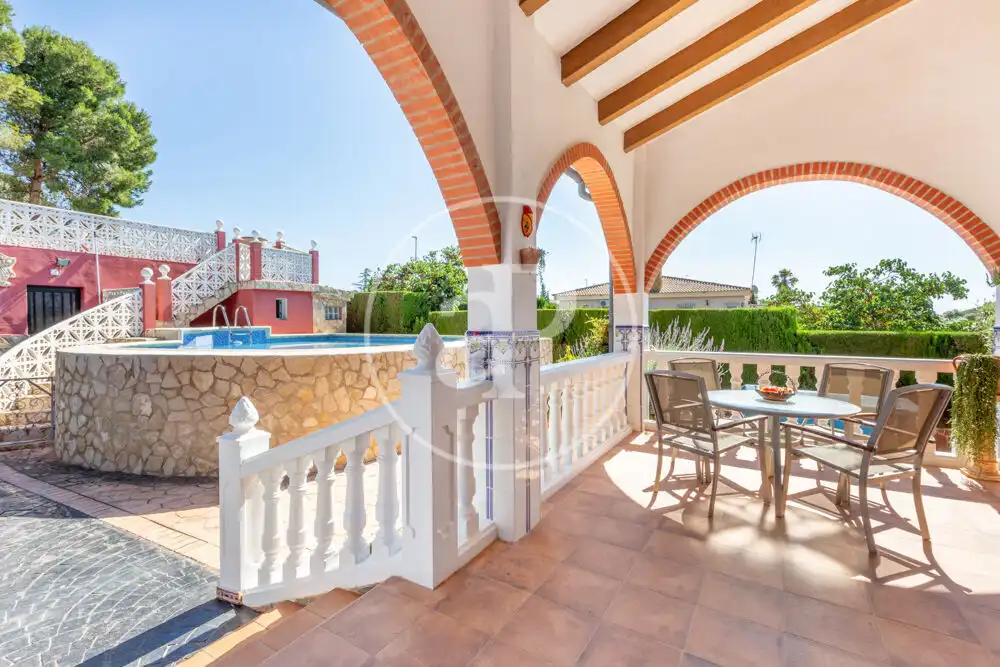 Terraza de Casa o chalet en venta en Montroi / Montroy con Aire acondicionado, Calefacción y Jardín privado