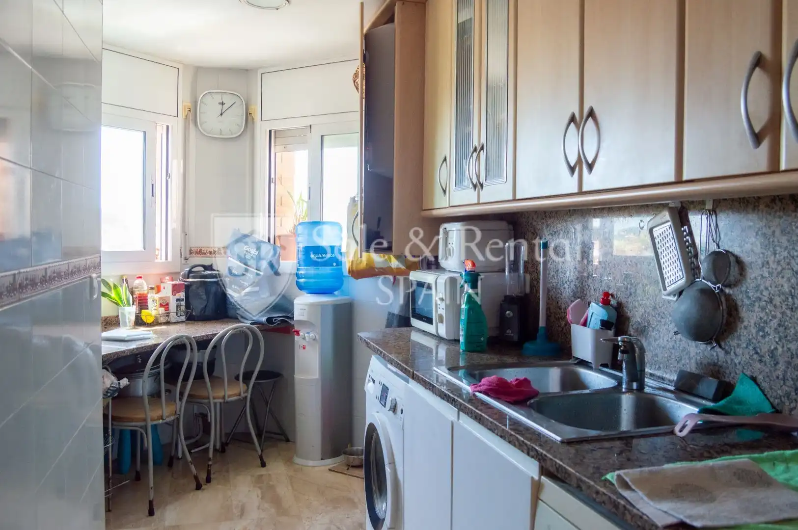 Küche von Wohnung zum Verkauf in Blanes mit Klimaanlage und Heizung