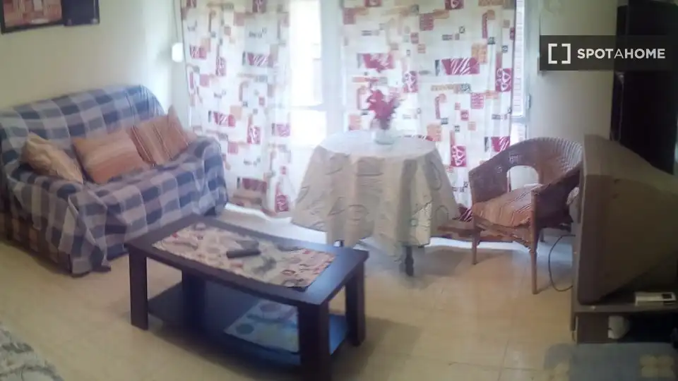 Wohnzimmer von Wohnung zur Miete in Murcia mit Klimaanlage, Heizung und Möbliert
