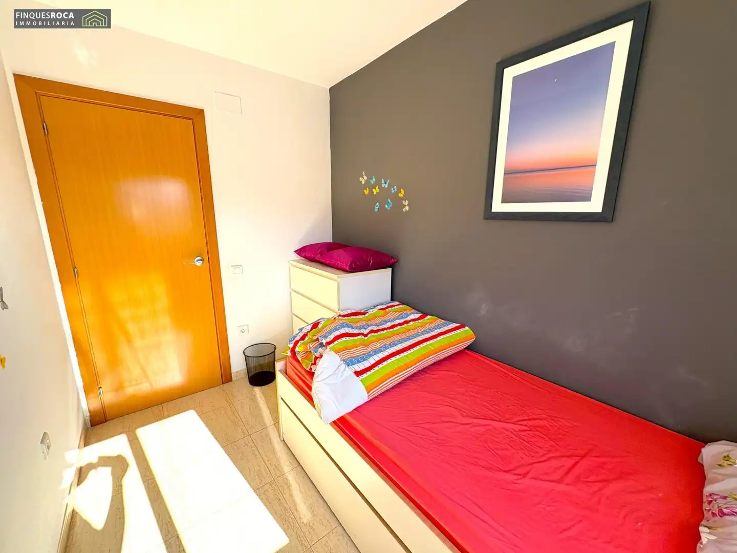 Dormitori de Casa adosada en venda en La Ràpita amb Aire condicionat, Jardí privat i Terrassa