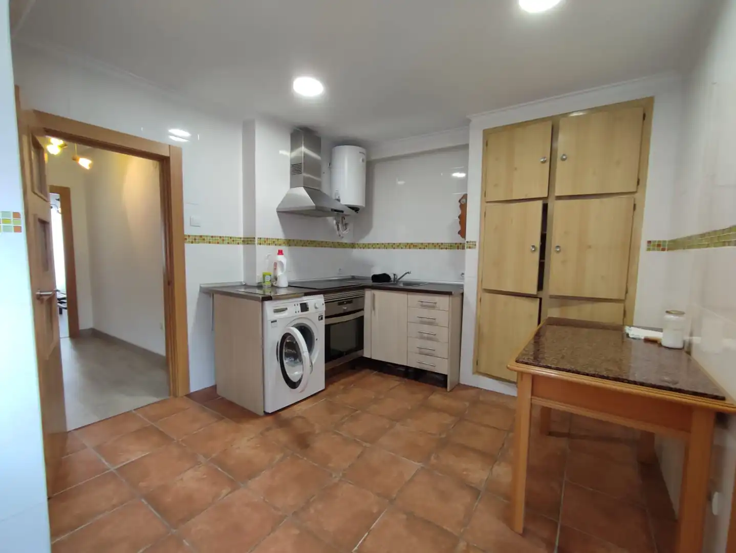 Kitchen of Flat for rent in Gijón   with Heating and Parquet flooring