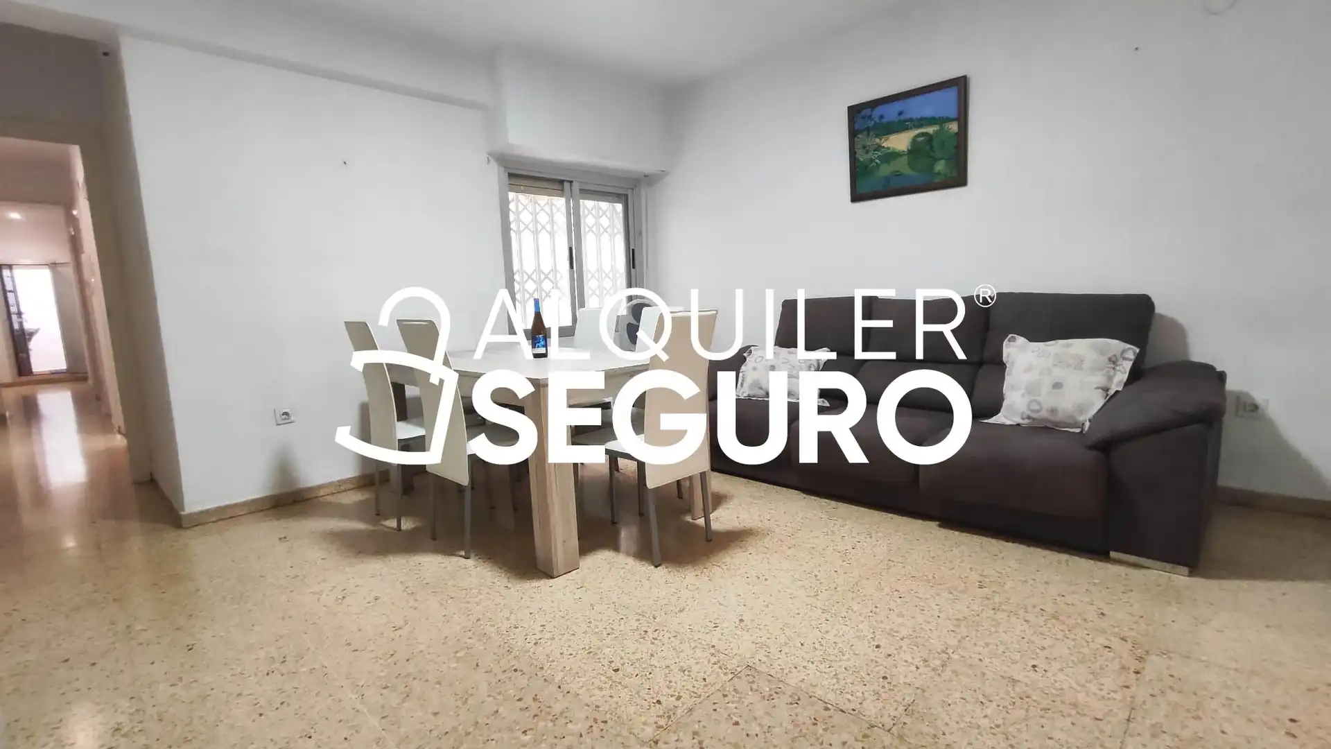 Wohnzimmer von Wohnung zur Miete in Mislata mit Terrasse und Möbliert