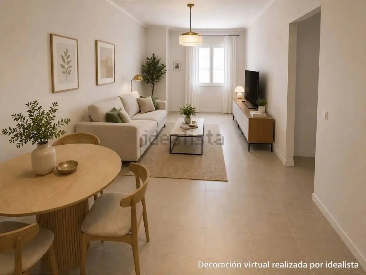 Sala de estar de Apartamento en venta en Noja con Terraza, Amueblado y Balcón