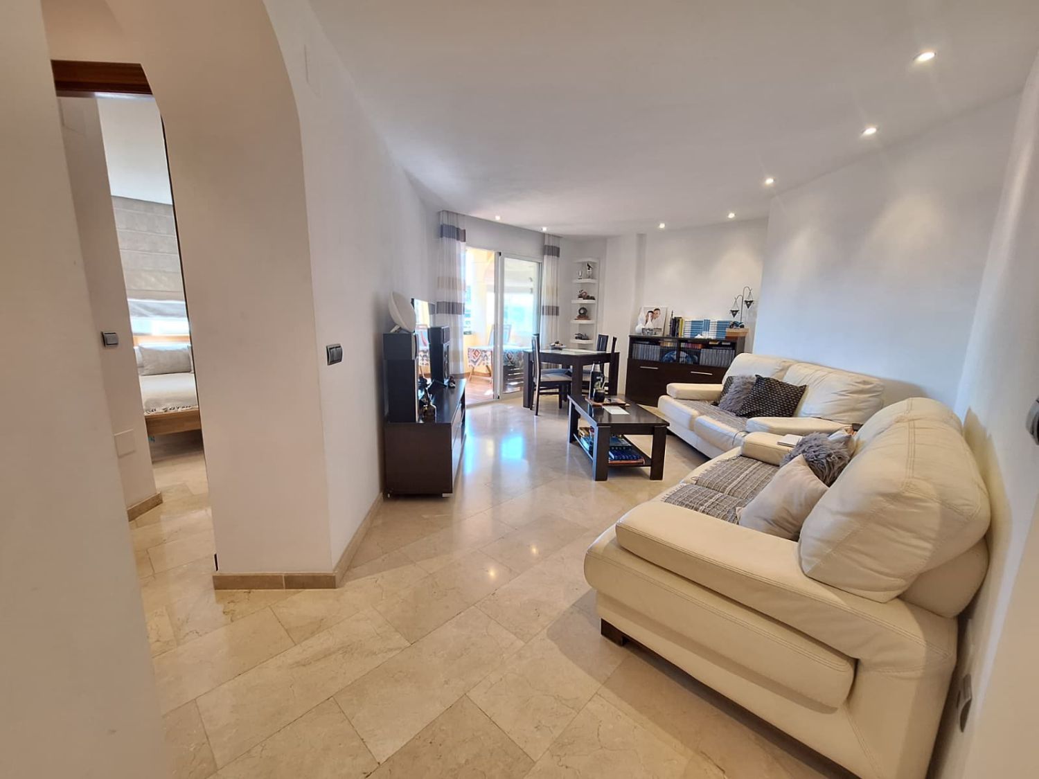 Sala d'estar de Apartament en venda en Mijas amb Terrassa i Traster