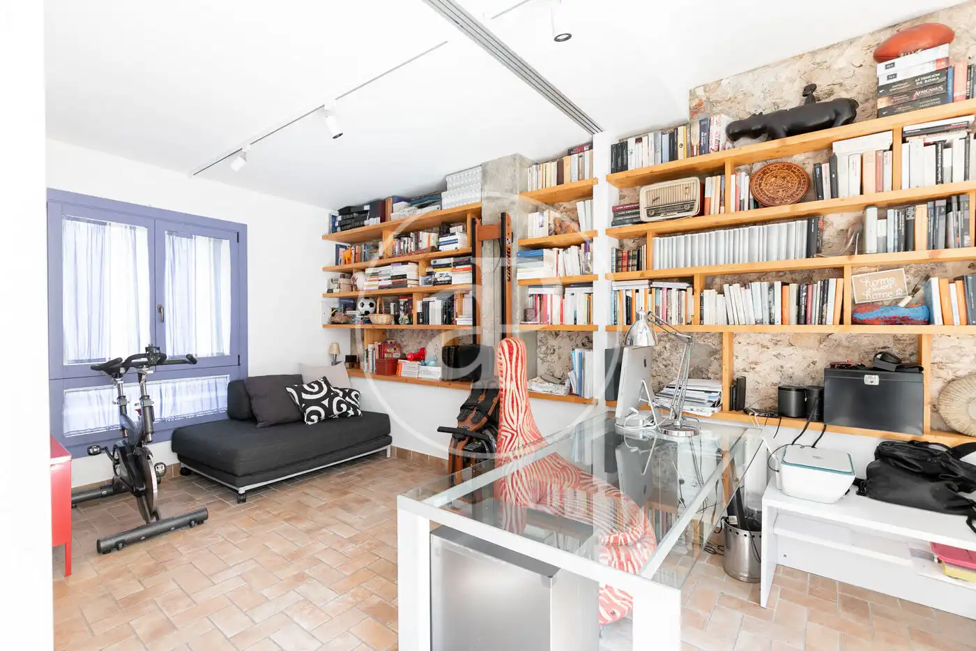 Living room of Detached homes for sale in Barcelona  with Air Conditioner, Heating and Private garden