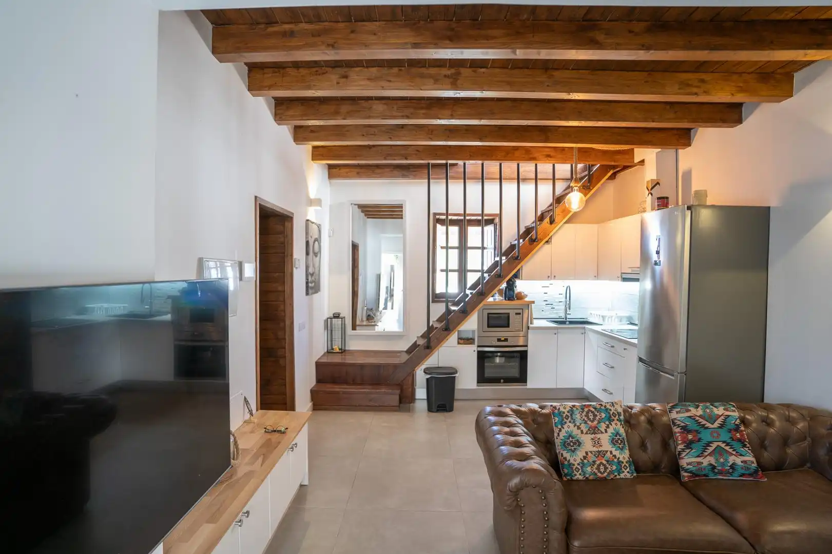 Sala de estar de Casa o chalet en venta en Guía de Isora con Aire acondicionado, Jardín privado y Terraza