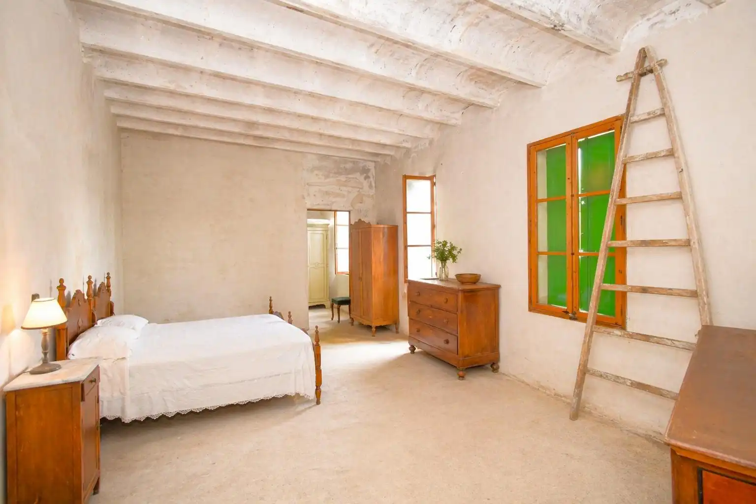 Schlafzimmer von Haus oder Chalet zum Verkauf in Llubí mit Privatgarten
