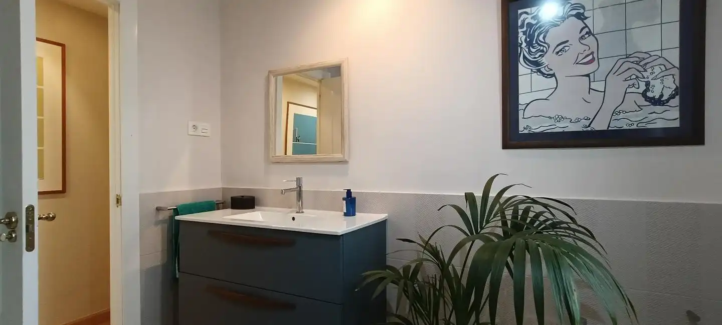 Bathroom of Flat for sale in León Capital   with Heating, Parquet flooring and Terrace