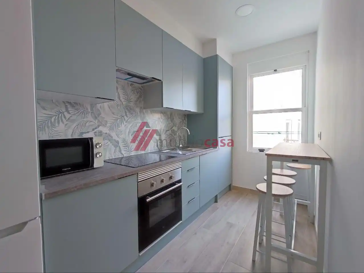 Kitchen of Flat for rent in Ferrol  with Heating and Furnished