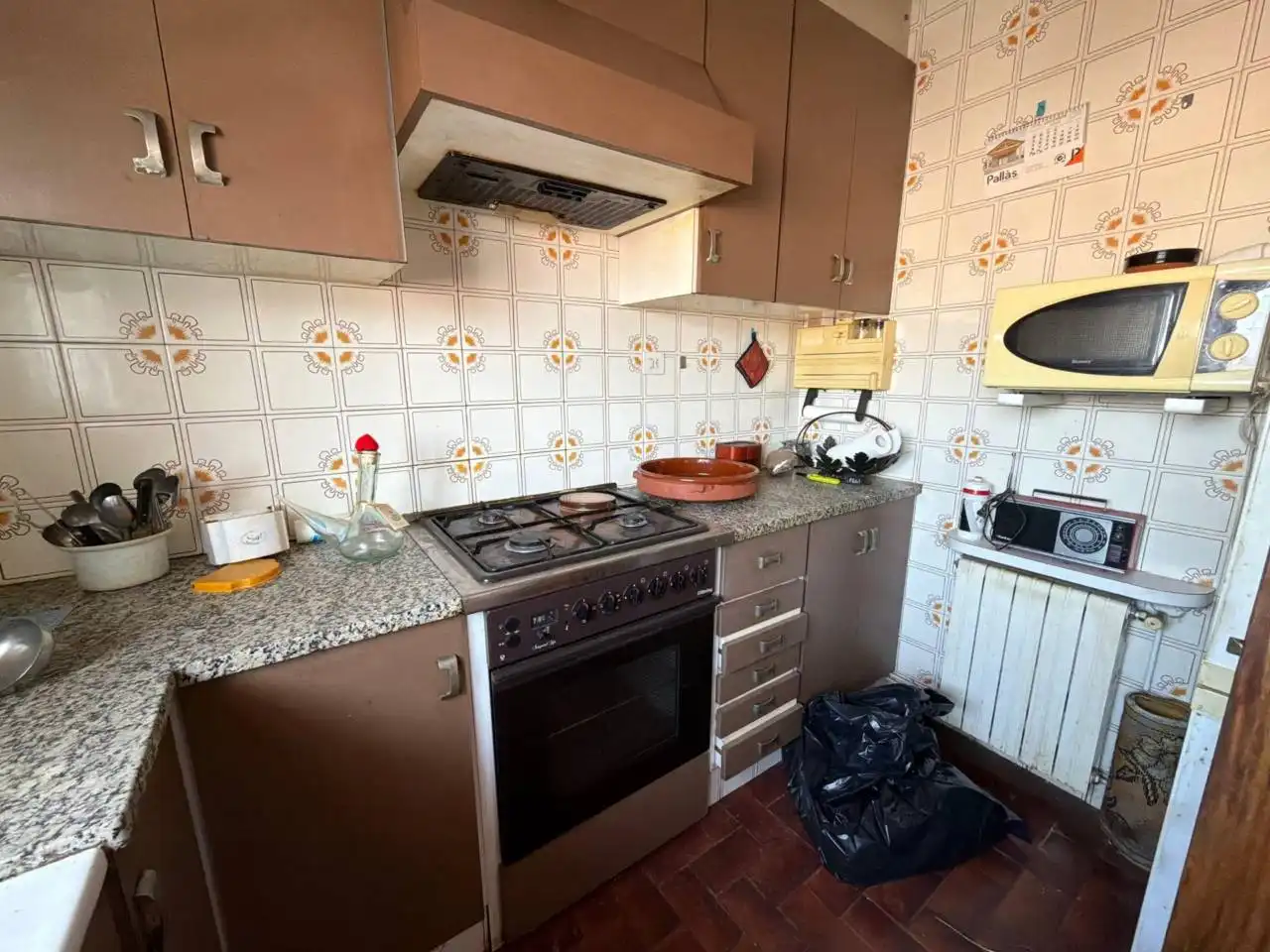 Küche von Haus oder Chalet zum Verkauf in Olot mit Klimaanlage, Heizung und Privatgarten