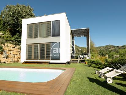 Jardí de Casa o xalet en venda en Cabrera de Mar amb Terrassa i Piscina