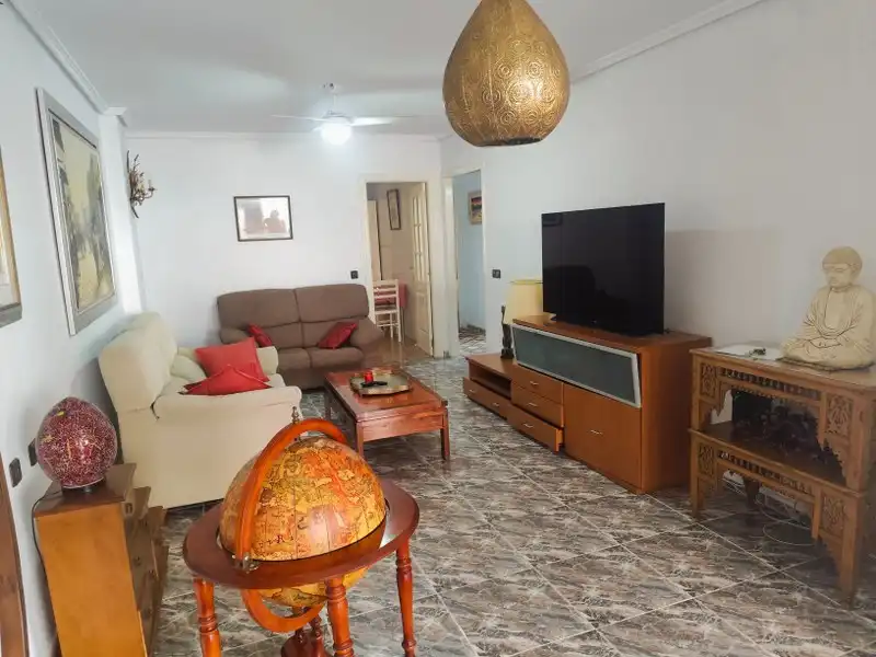 Sala de estar de Apartamento en venta en Cullera con Terraza, Trastero y Horno