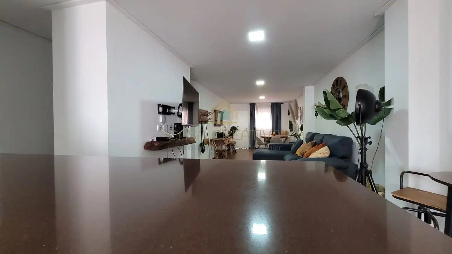 Sala d'estar de Pis en venda en L'Olleria amb Aire condicionat i Terrassa