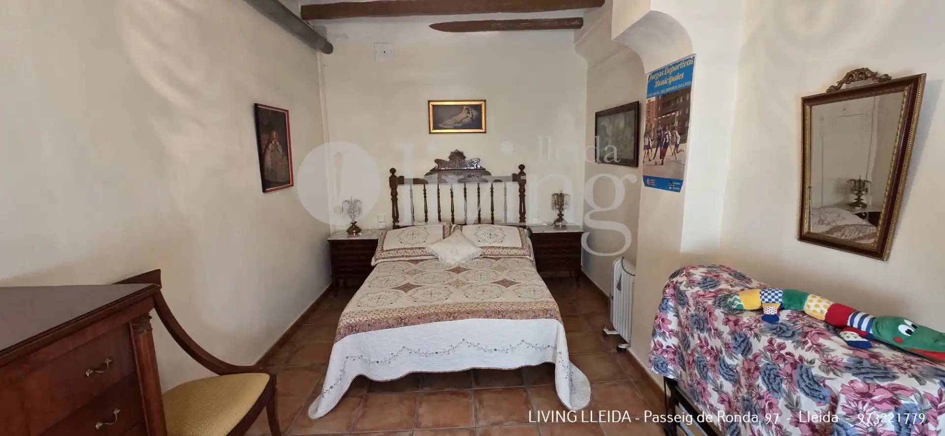 Bedroom of Flat for sale in Maials  with Storage room, Furnished and Balcony
