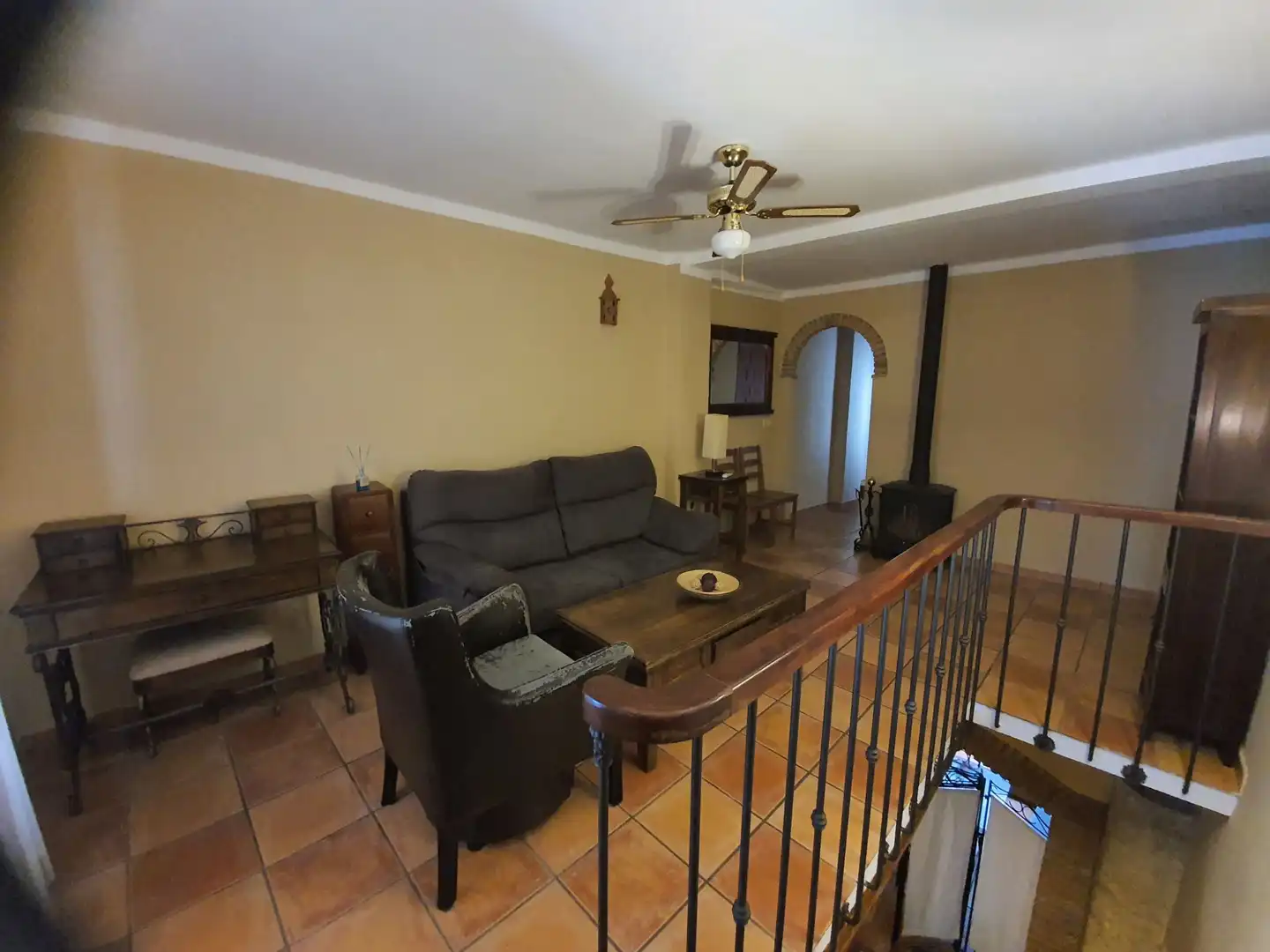 Sala de estar de Casa adosada de alquiler en Úbeda con Aire acondicionado, Calefacción y Terraza
