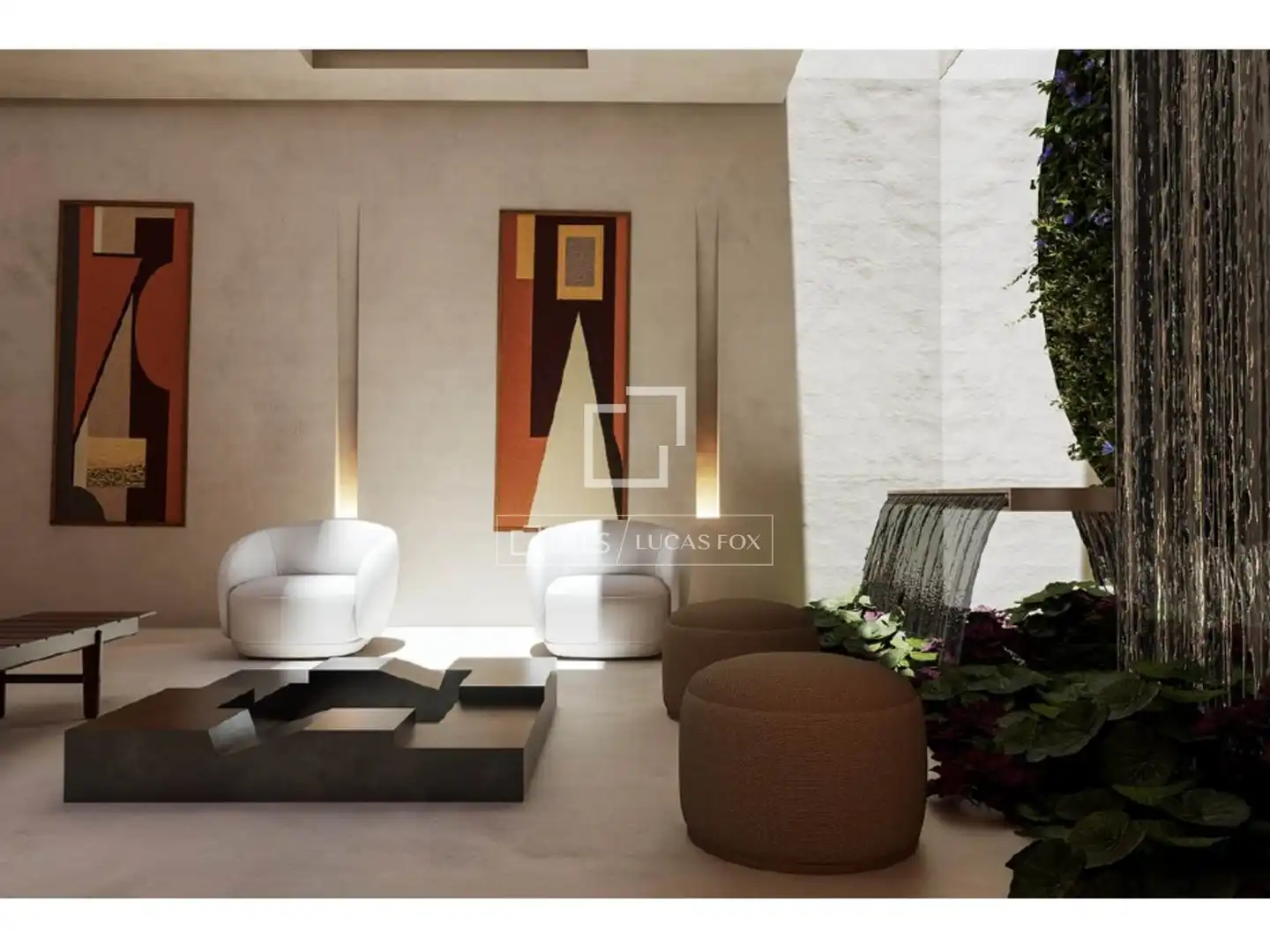 Wohnzimmer von Grundstücke zum Verkauf in Madrid