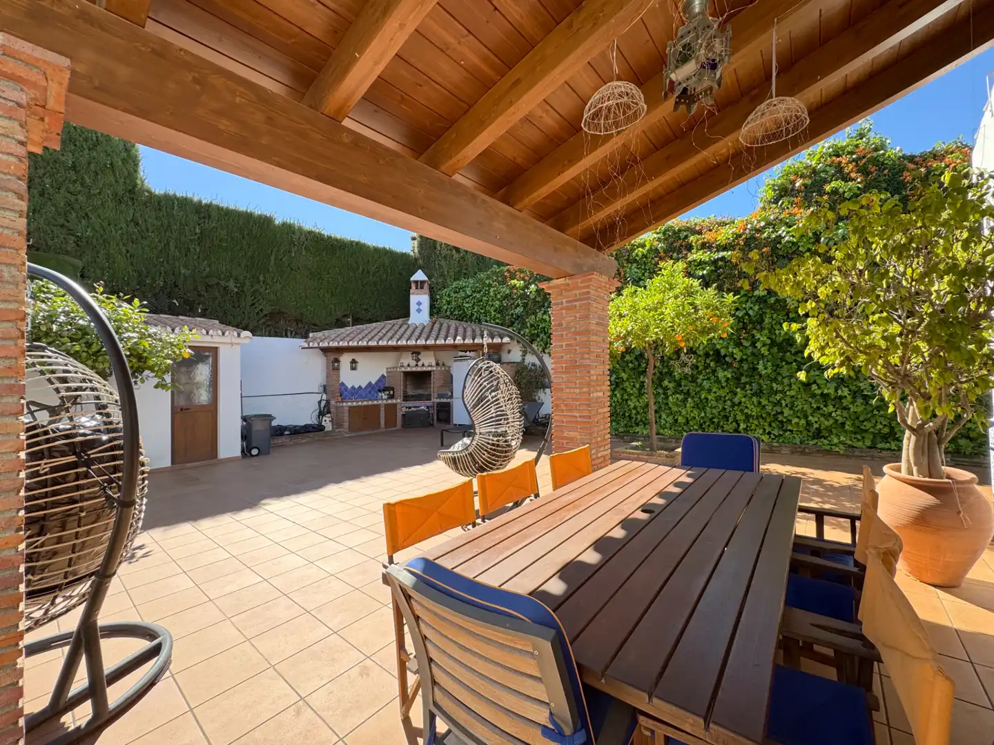 Terrassa de Casa o xalet en venda en Alhaurín de la Torre amb Aire condicionat, Calefacció i Jardí privat