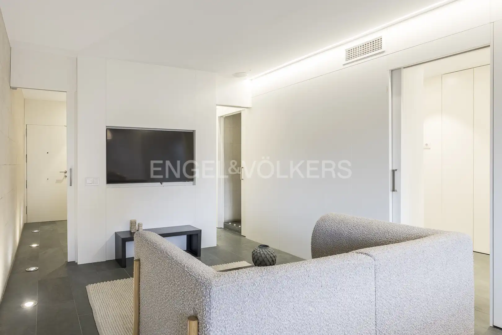 Sala de estar de Piso en venta en Barcelona con Aire acondicionado, Calefacción y Amueblado