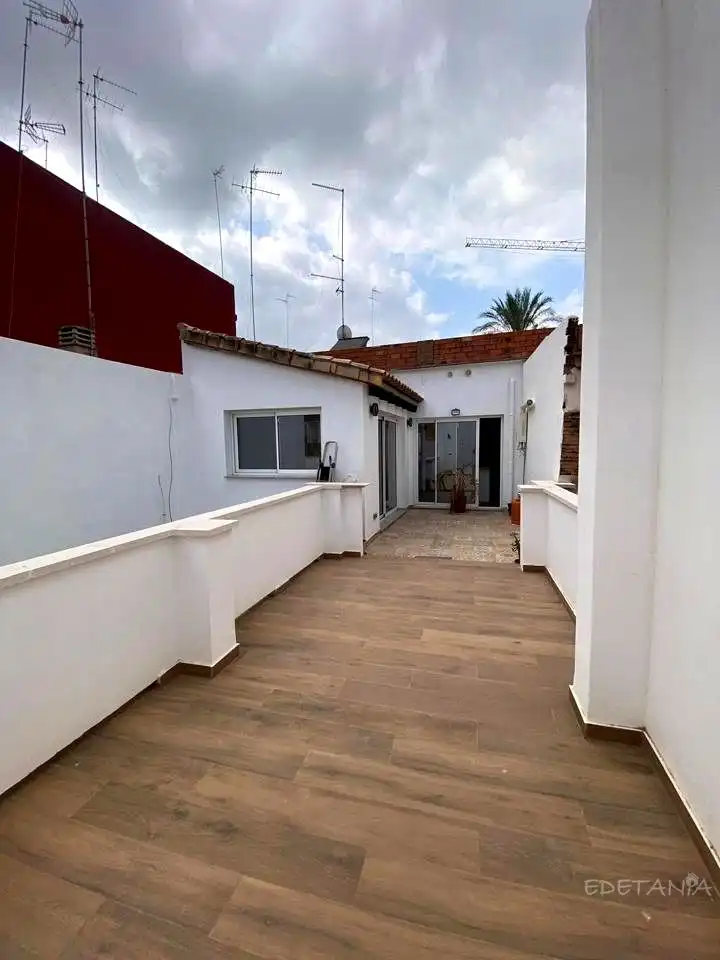 Terrasse von Wohnung zur Miete in Moncada mit Terrasse und Möbliert