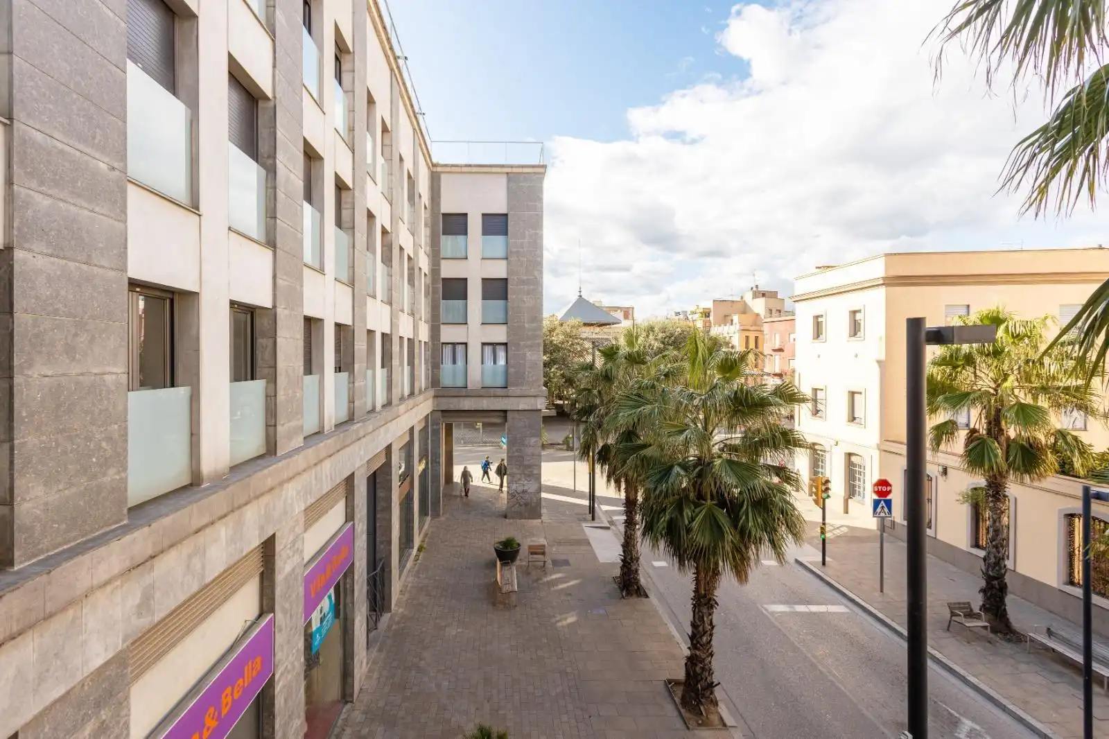 Vista exterior de Apartamento en venta en Figueres con Calefacción y Parquet