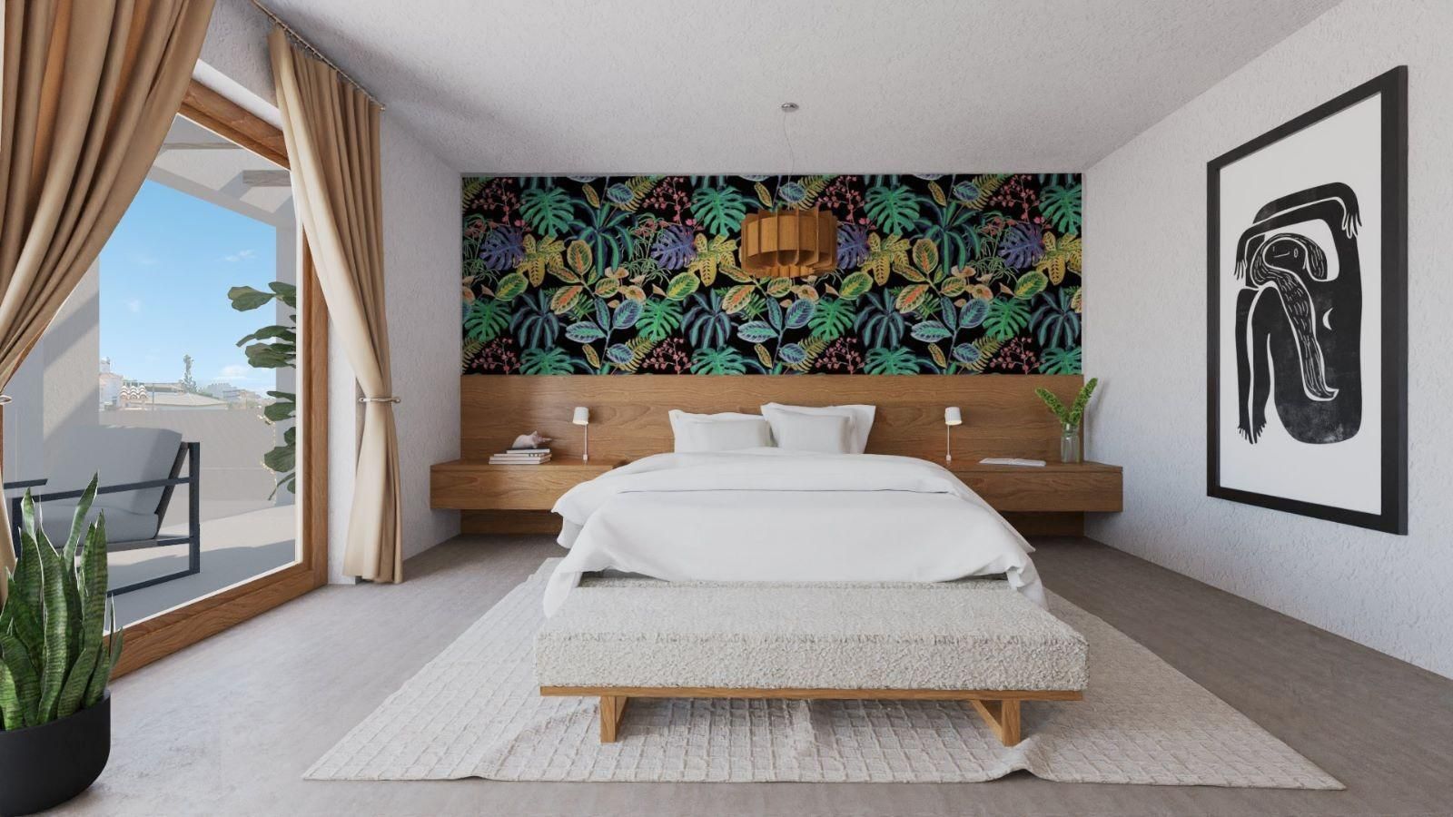 Bedroom of Single-family semi-detached for sale in Fuengirola  with Air Conditioner, Heating and Private garden