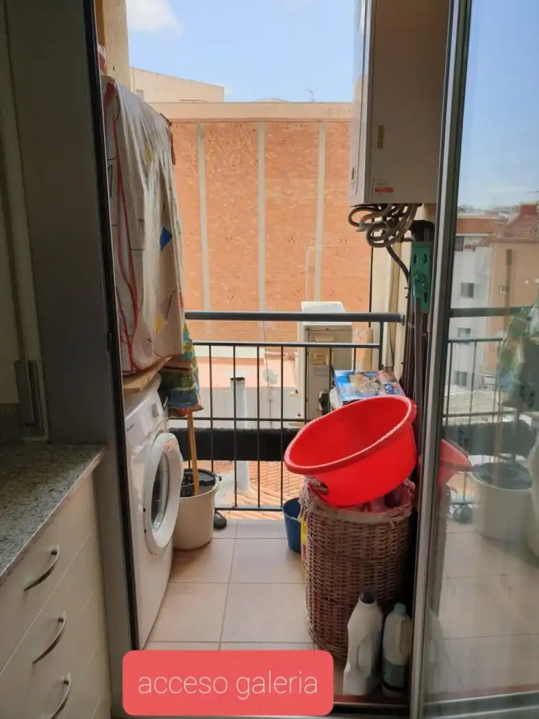Terraza de Dúplex en venta en Terrassa con Aire acondicionado, Trastero y Amueblado