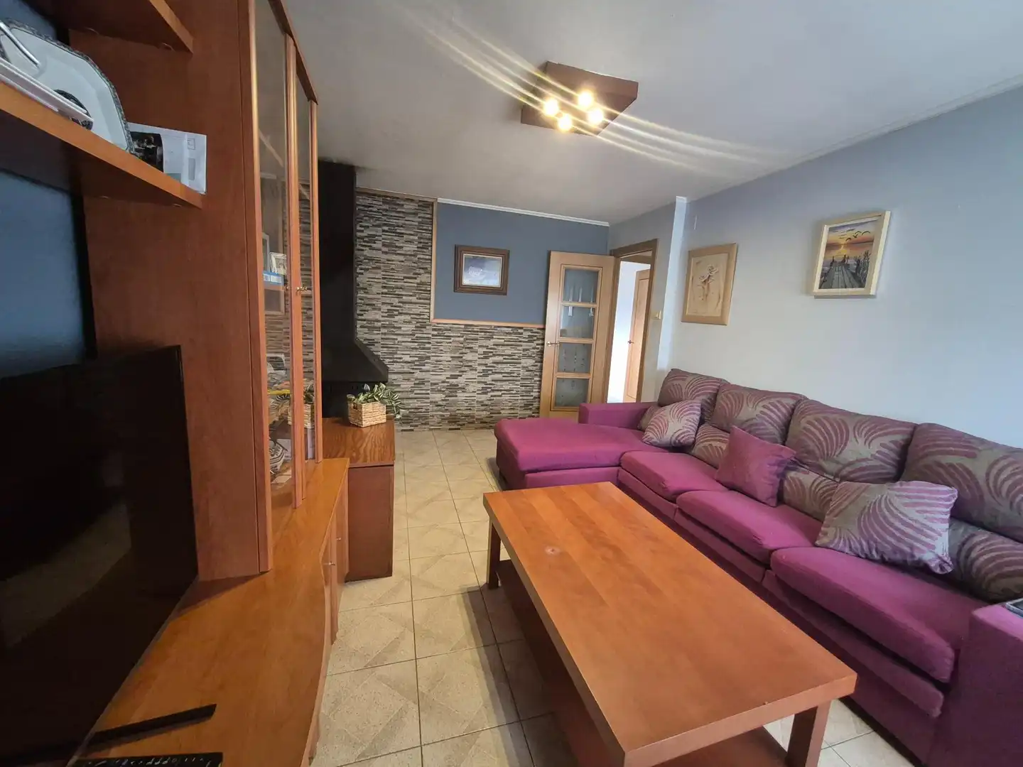 Living room of Houses for sale in Narón  with Heating and Terrace