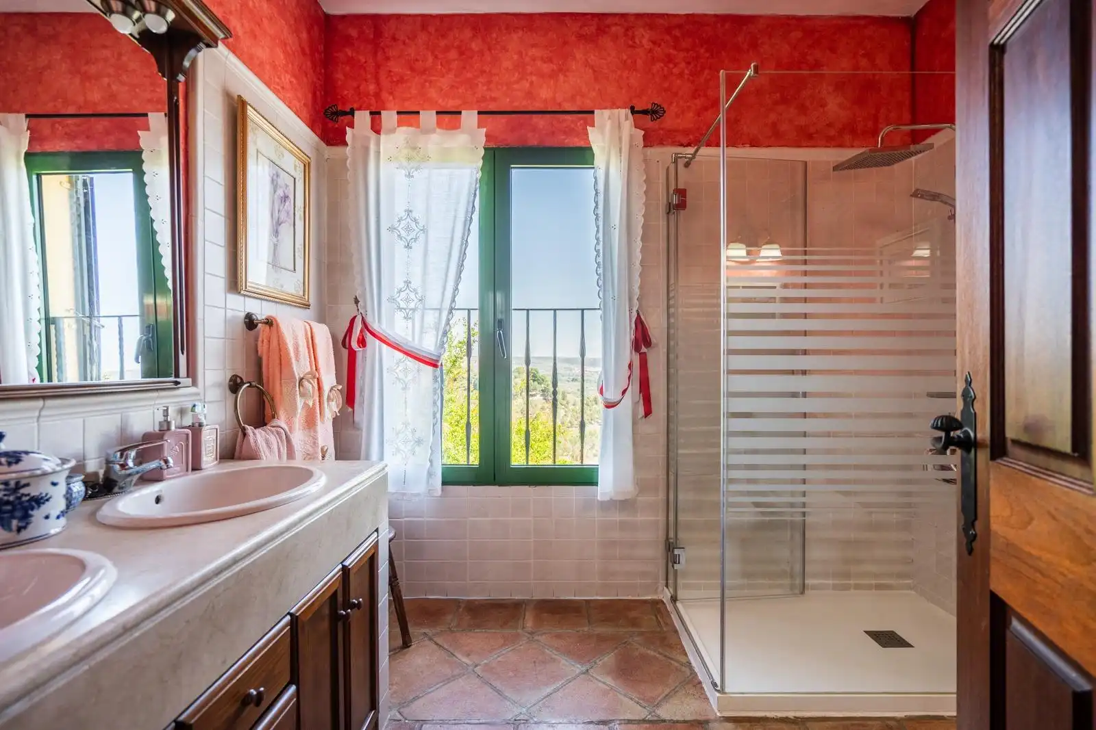 Baño de Finca rústica en venta en Chinchón con Aire acondicionado, Calefacción y Jardín privado