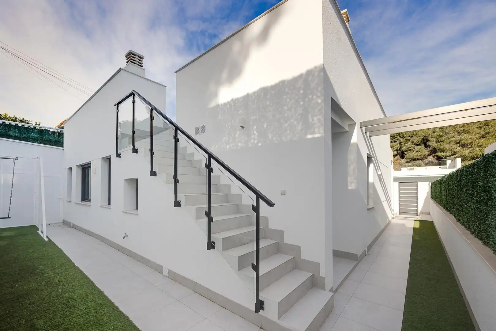 Vista exterior de Casa o chalet en venta en Pilar de la Horadada con Aire acondicionado, Calefacción y Jardín privado
