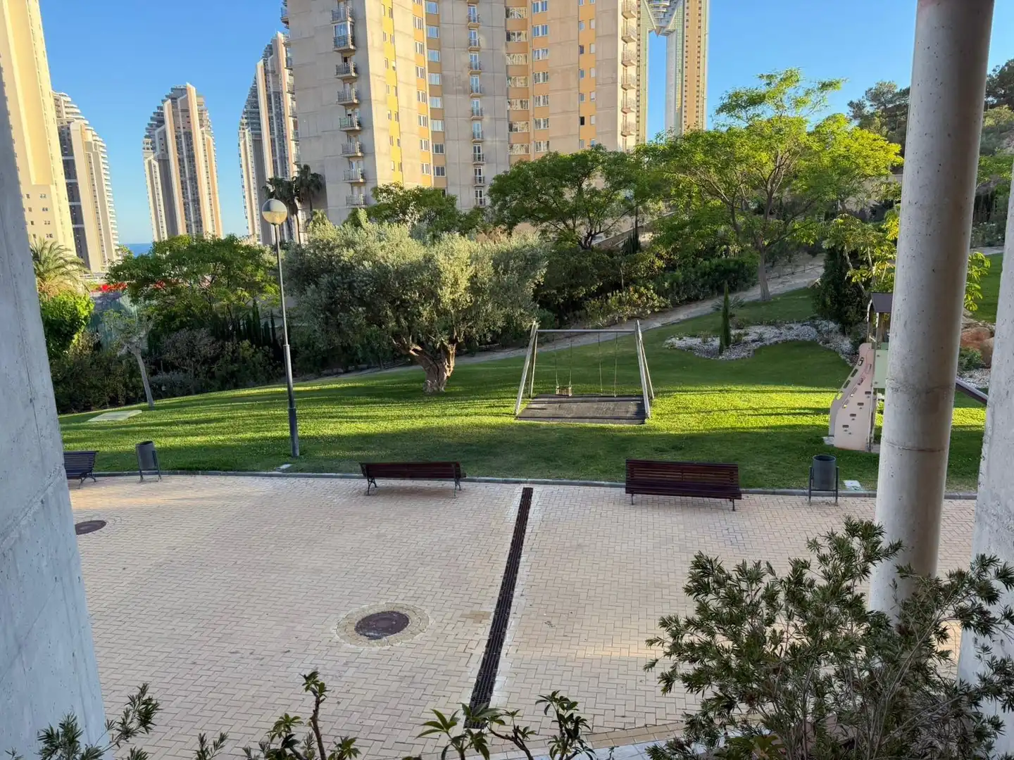 Exterior view of Apartments for sale in Benidorm  with Air Conditioner, Terrace and Balcony