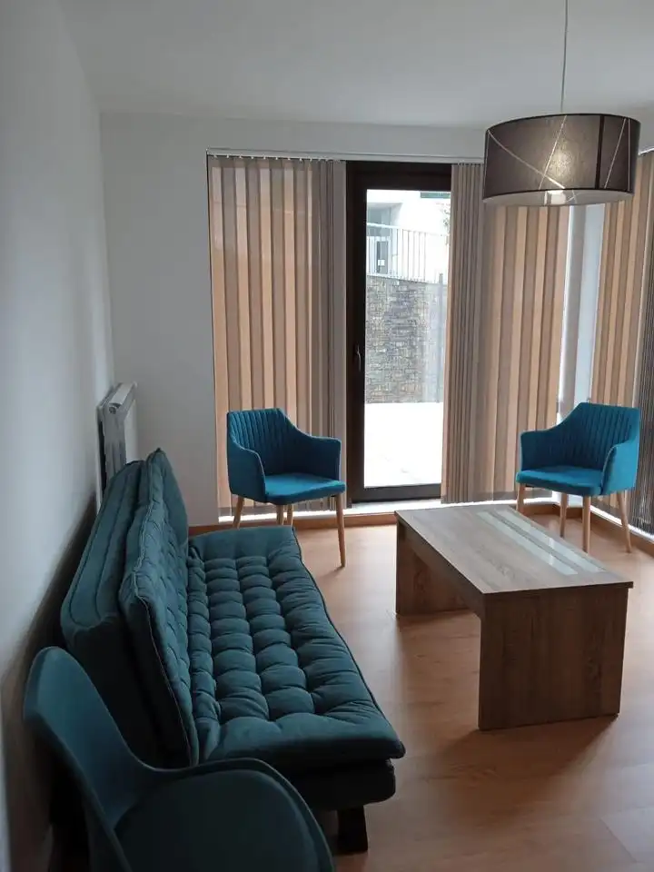 Sala de estar de Piso de alquiler en Santiago de Compostela  con Calefacción, Terraza y Amueblado