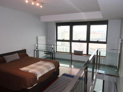 Bedroom of Duplex to rent in A Coruña Capital   with Air Conditioner, Heating and Furnished