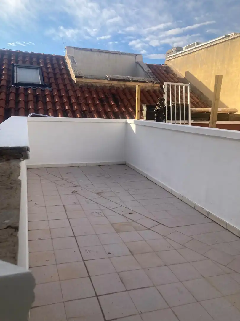 Terrace of Attic for rent in Zaragoza  with Air Conditioner, Heating and Parquet flooring
