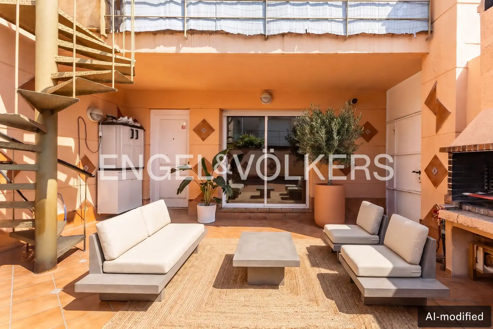 Terrassa de Casa adosada en venda en Castellar del Vallès amb Aire condicionat, Calefacció i Terrassa