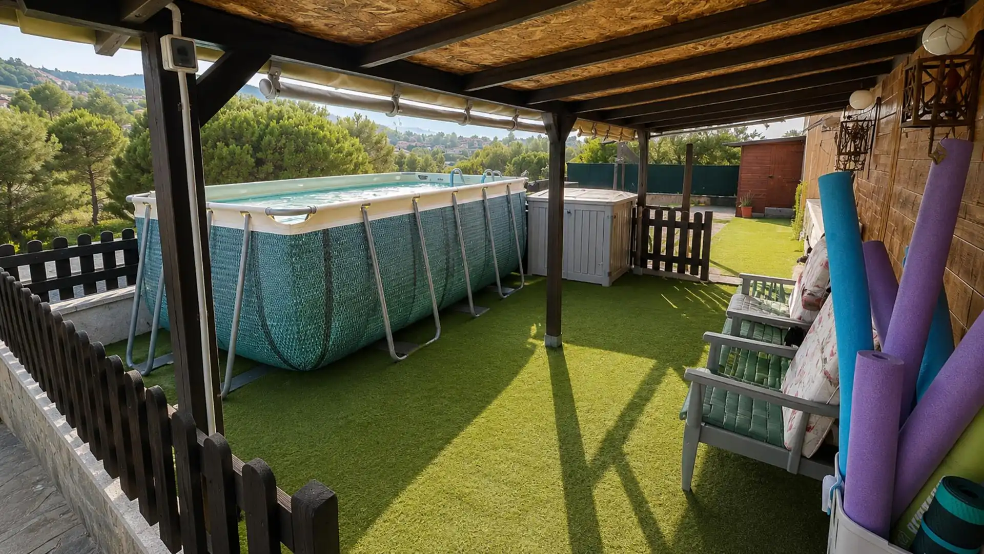 Piscina de Casa o xalet en venda en Vacarisses amb Calefacció, Jardí privat i Terrassa
