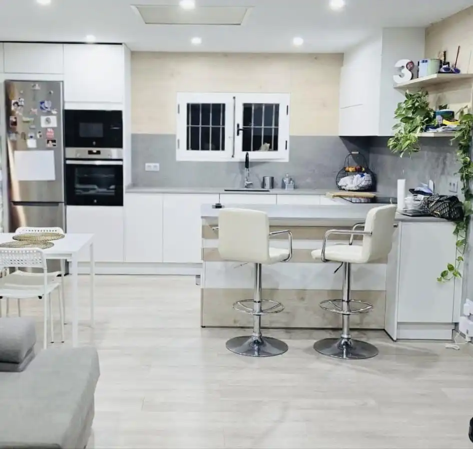 Cocina de Casa o chalet de alquiler en Telde con Aire acondicionado, Jardín privado y Terraza
