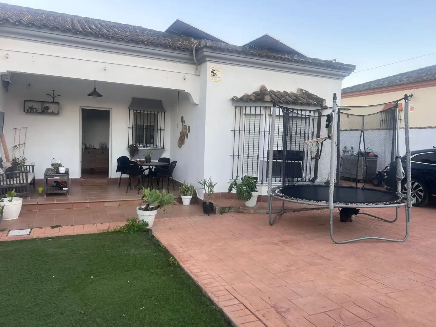 Exterior view of Houses for sale in Chiclana de la Frontera  with Air Conditioner, Private garden and Swimming Pool