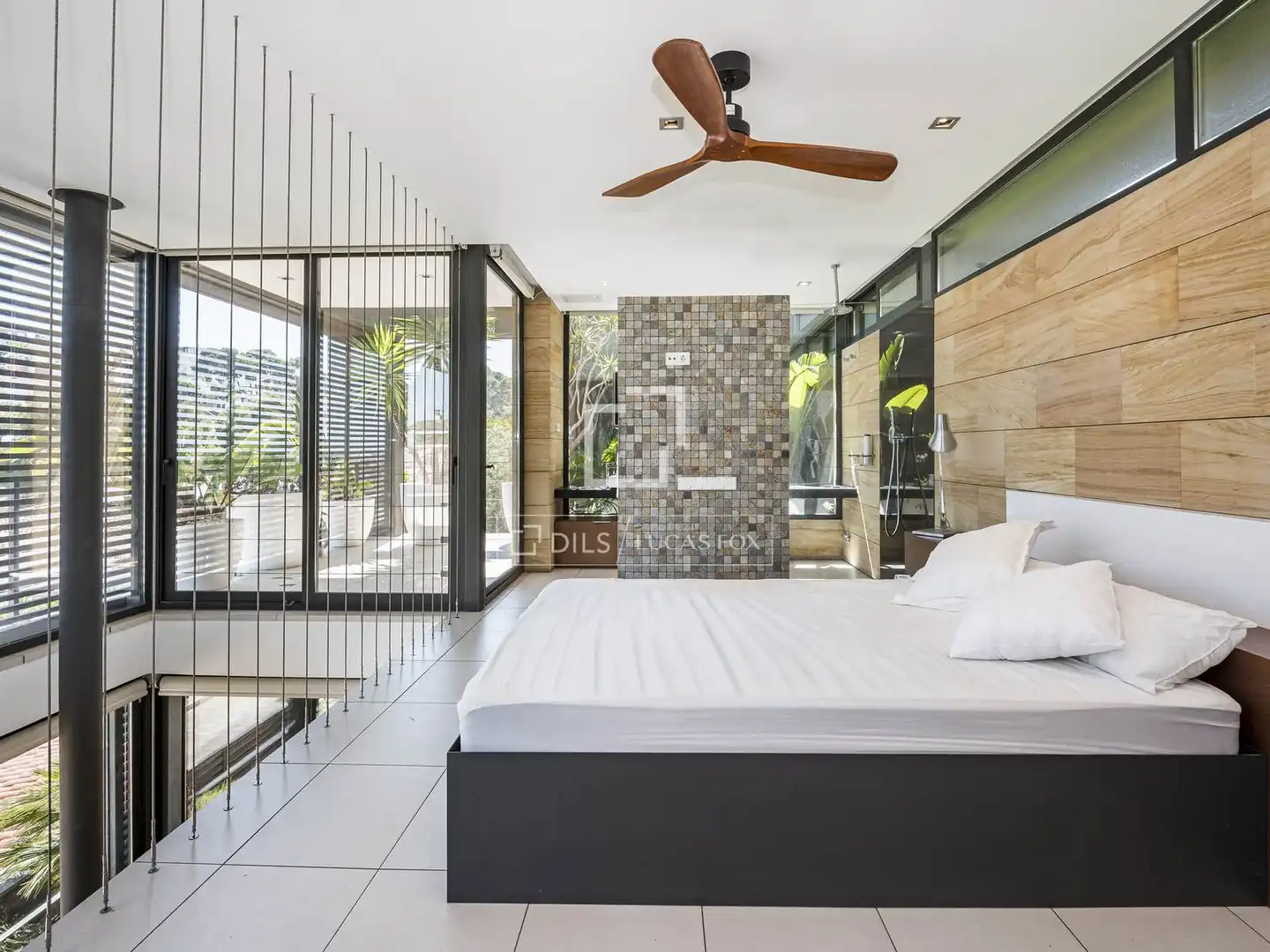 Bedroom of Houses for rent in Castelldefels  with Air Conditioner, Private garden and Terrace