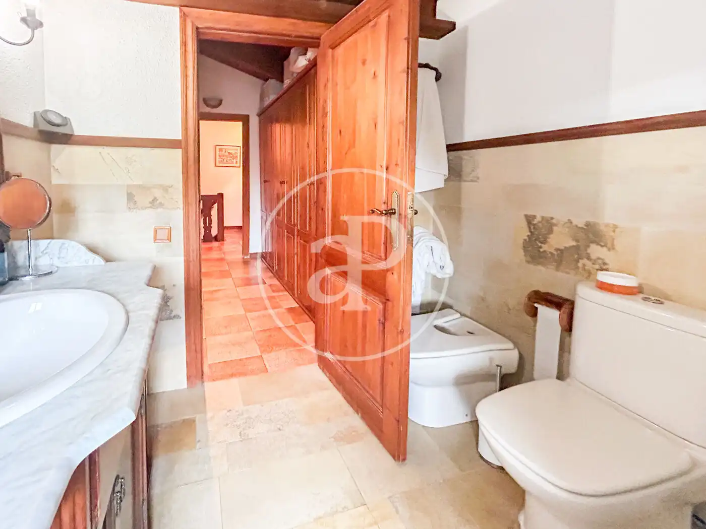 Bany de Casa o xalet en venda en Matadepera amb Calefacció, Jardí privat i Terrassa
