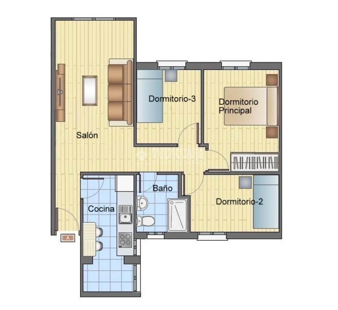 Flat for sale in Leganés  with Air Conditioner